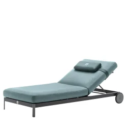 Green Outdoor fabric Sunbed