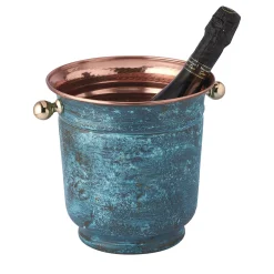 Green Pompeii Copper Ice Bucket