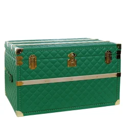 Green Royal Leather Trunk