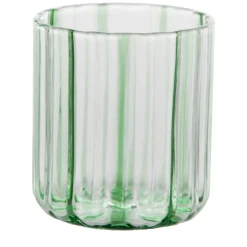 Green Stripes Glass