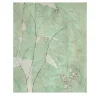 Green Tree Hand Painted Wallpaper
