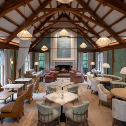 Green Tree Hand Painted Wallpaper