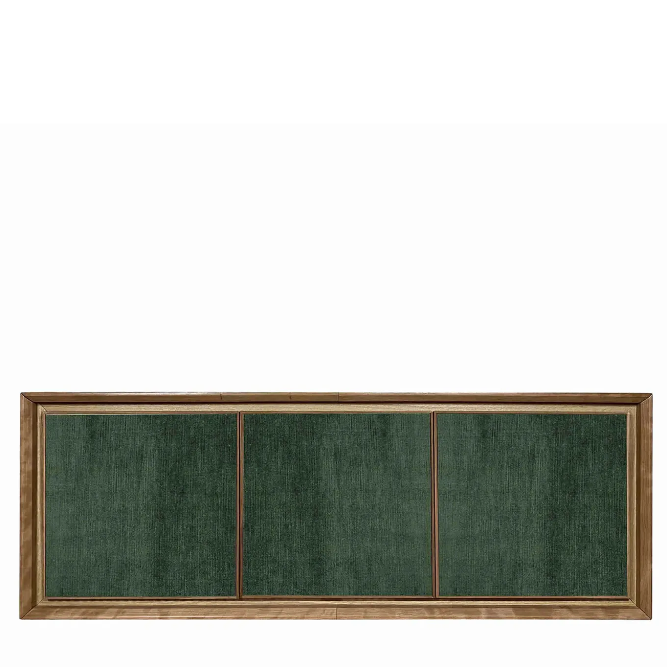 Green Velvet 3-Door Sideboard by Mascia Meccani