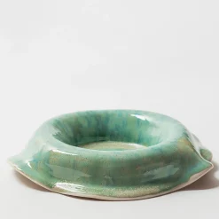 Green Waves Soup Plate