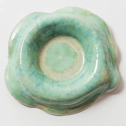 Green Waves Soup Plate