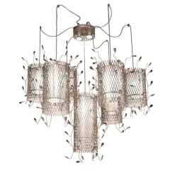 Grid 6-Light Chandelier
