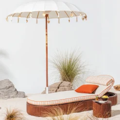 Grissini Round Wood Outdoor Coffee Table