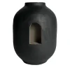 Grès Black Vase