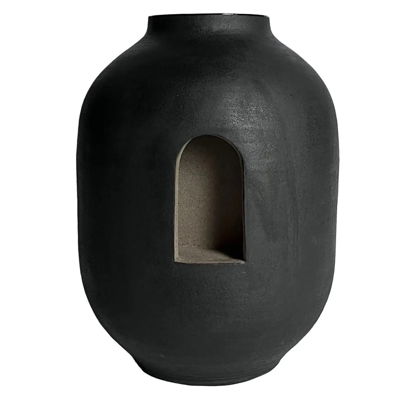 Grès Black Vase