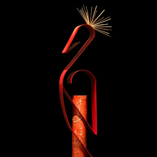 Gru Coronata Sculpture