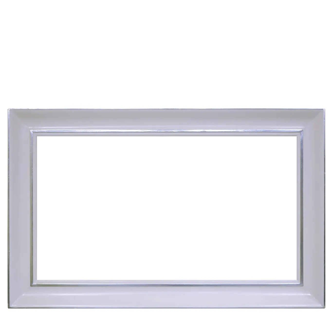 Guantiera with Lacquered & Silver finish Frame