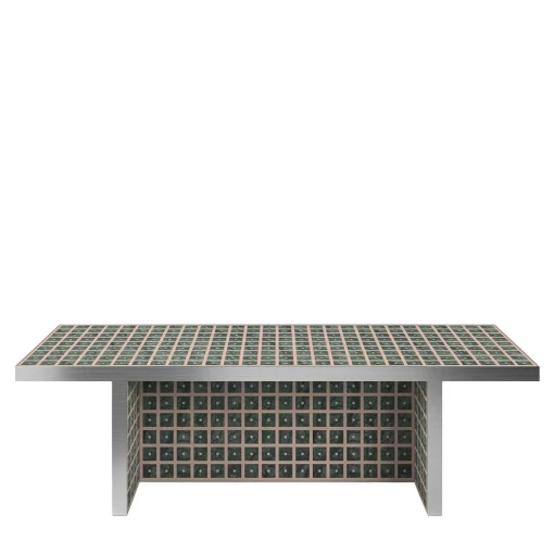 Guatemala Green Marble and Concrete Bench by David & Nicolas