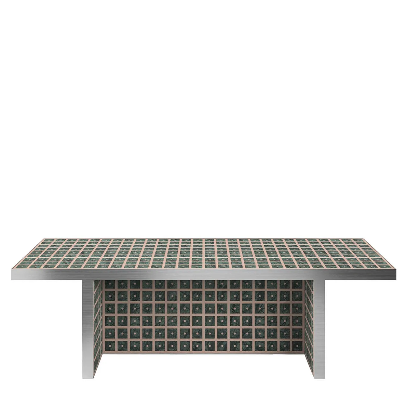 Guatemala Green Marble and Concrete Bench by David & Nicolas