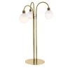 Habiba Glass And Brass Floor Lamp
