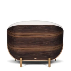 Haimà White Bouclé Armchair