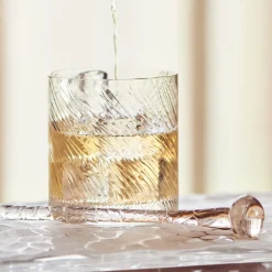 Hair Set of 6 Shiny Engraving Glass