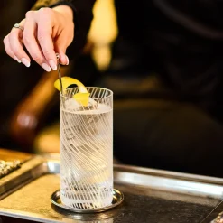 Hair Set of 6 Tall Frosted Engraving Glasses