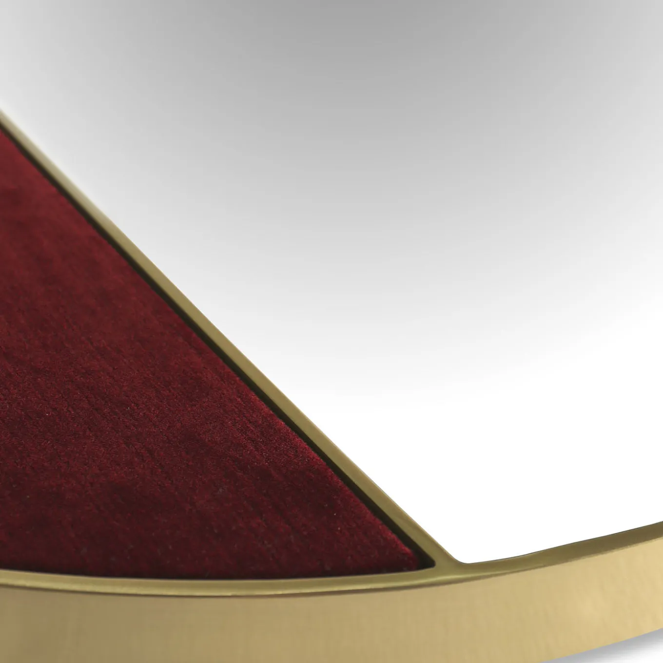 Half Moon Brass Medium Wall Mirror