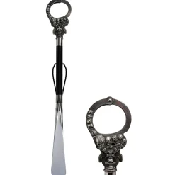 Handcuff with Skulls Shoehorn