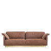 Haring Brown Leather Sofa by Dainellistudio