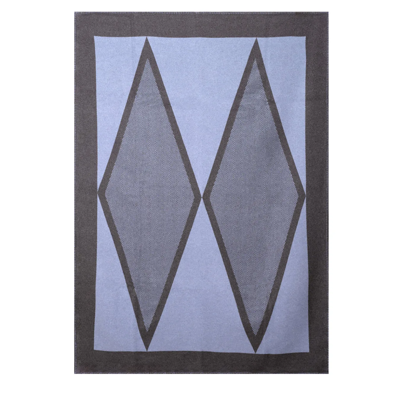 Harlequin Graphite-Powder Blue Fancy Plaid