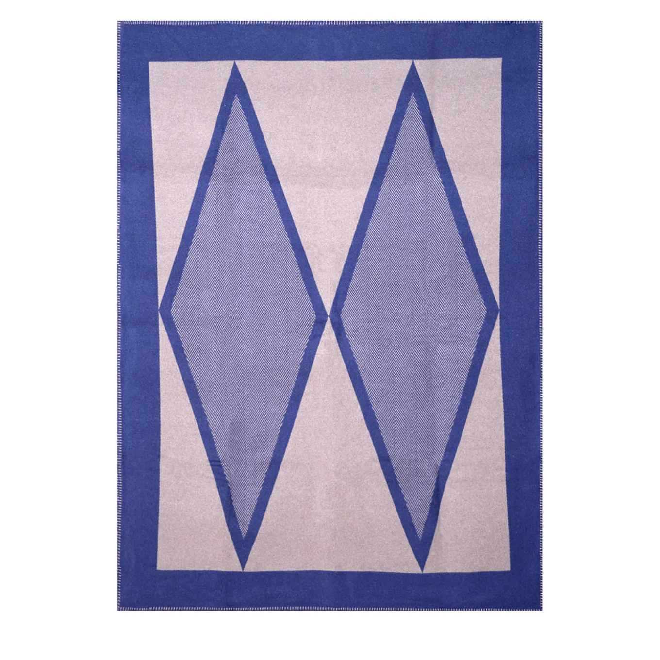 Harlequin Klein Blue-Taupe Fancy Plaid