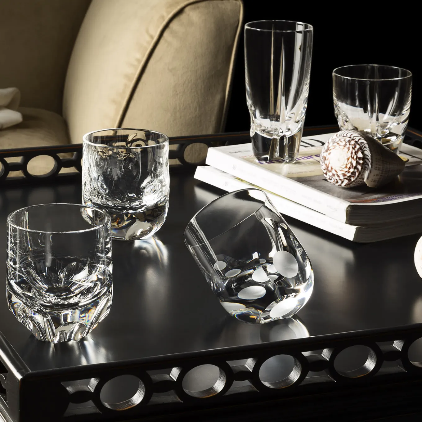Harry's Fire Set of 6 Whiskey Glasses