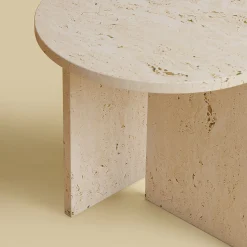 Hashi Roman Travertino Coffee Table