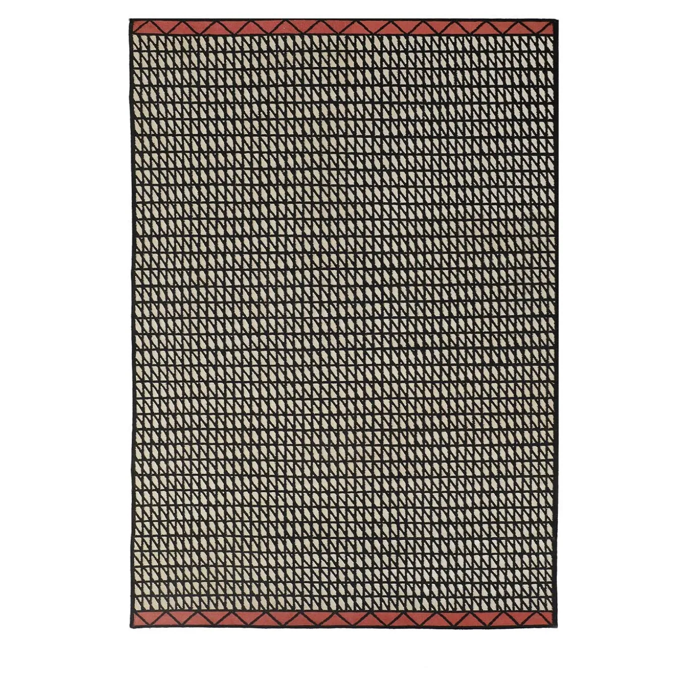 Hatches Rug Black Multicolor