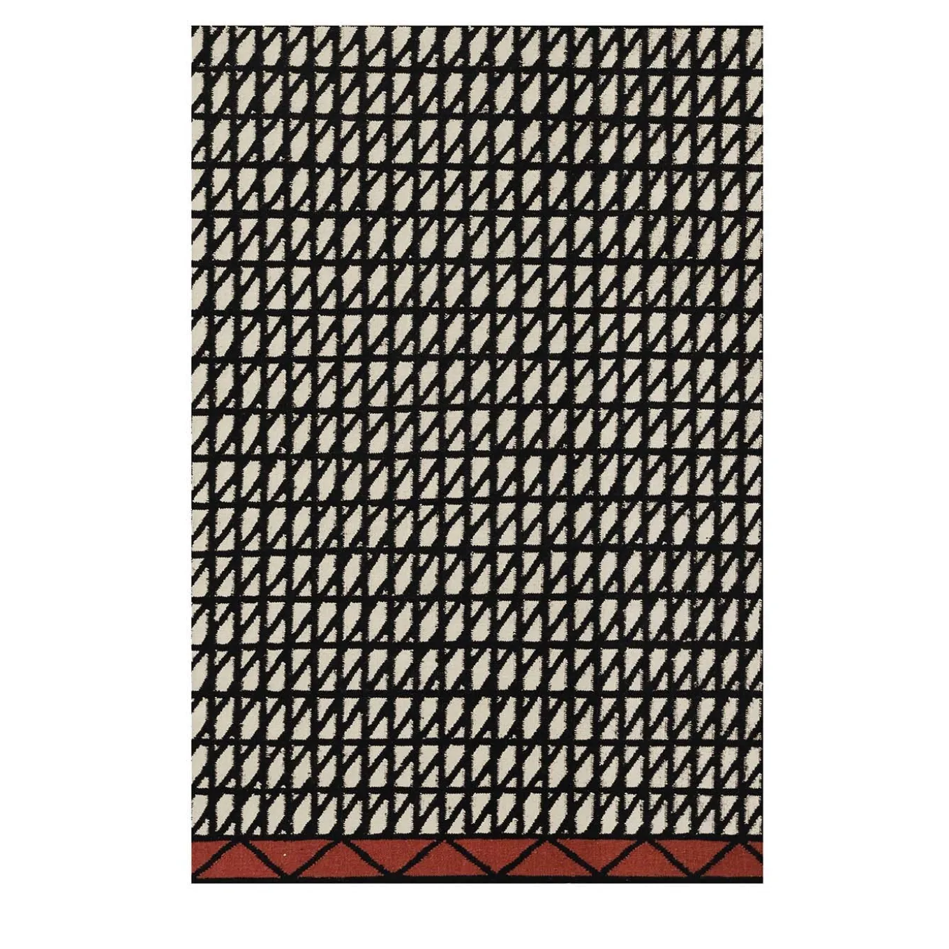 Hatches Rug Black Multicolor