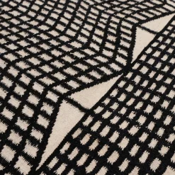 Hatches Rug Black Multicolor