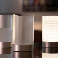 Haute Silk Rechargeable Table Lamp by Federico Peri