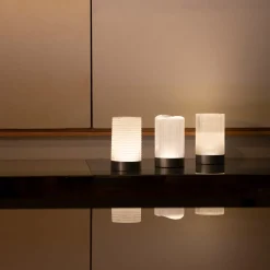 Haute Silk Rechargeable Table Lamp by Federico Peri