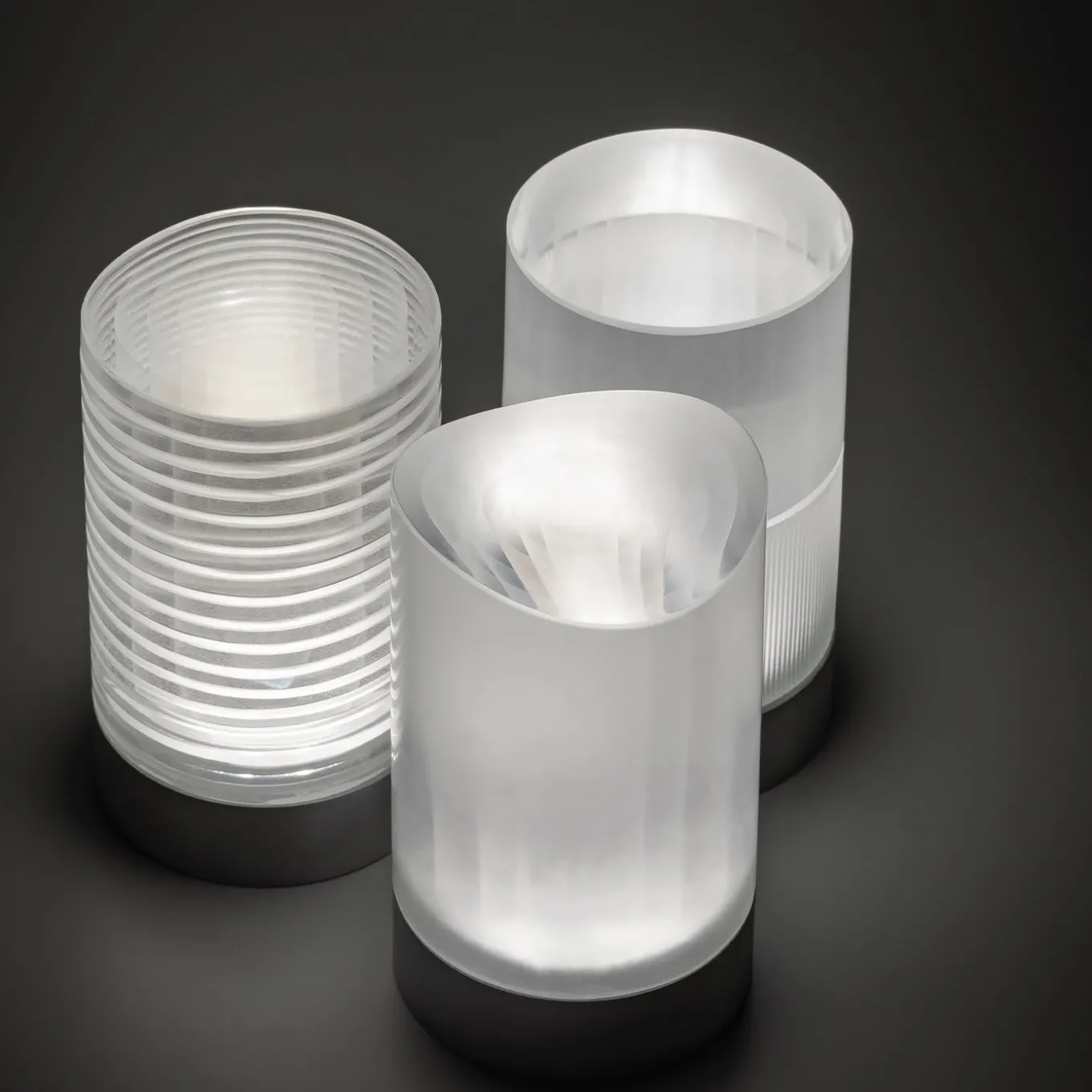 Haute Stripe Rechargeable Table Lamp by Federico Peri