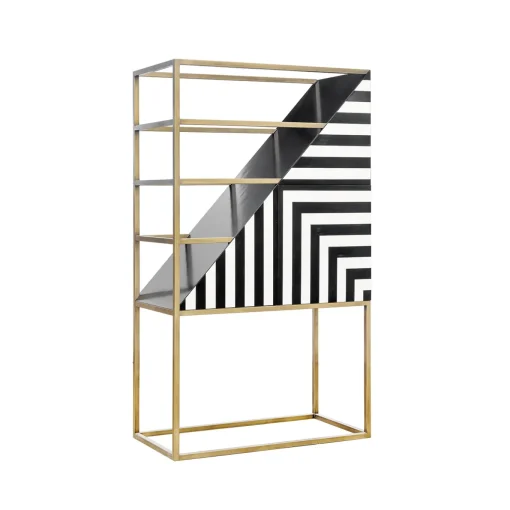 Herringbone Bookshelf