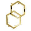 Hexagon Golden Sconce #2