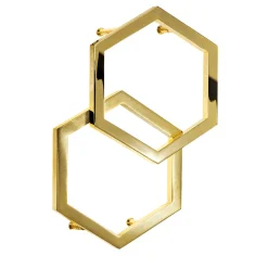 Hexagon Golden Sconce #2