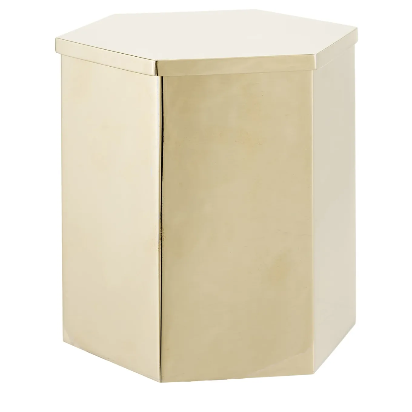 Hexagonal Brass Box