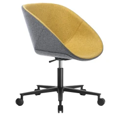 Hibiscus Yellow M Castors Chair