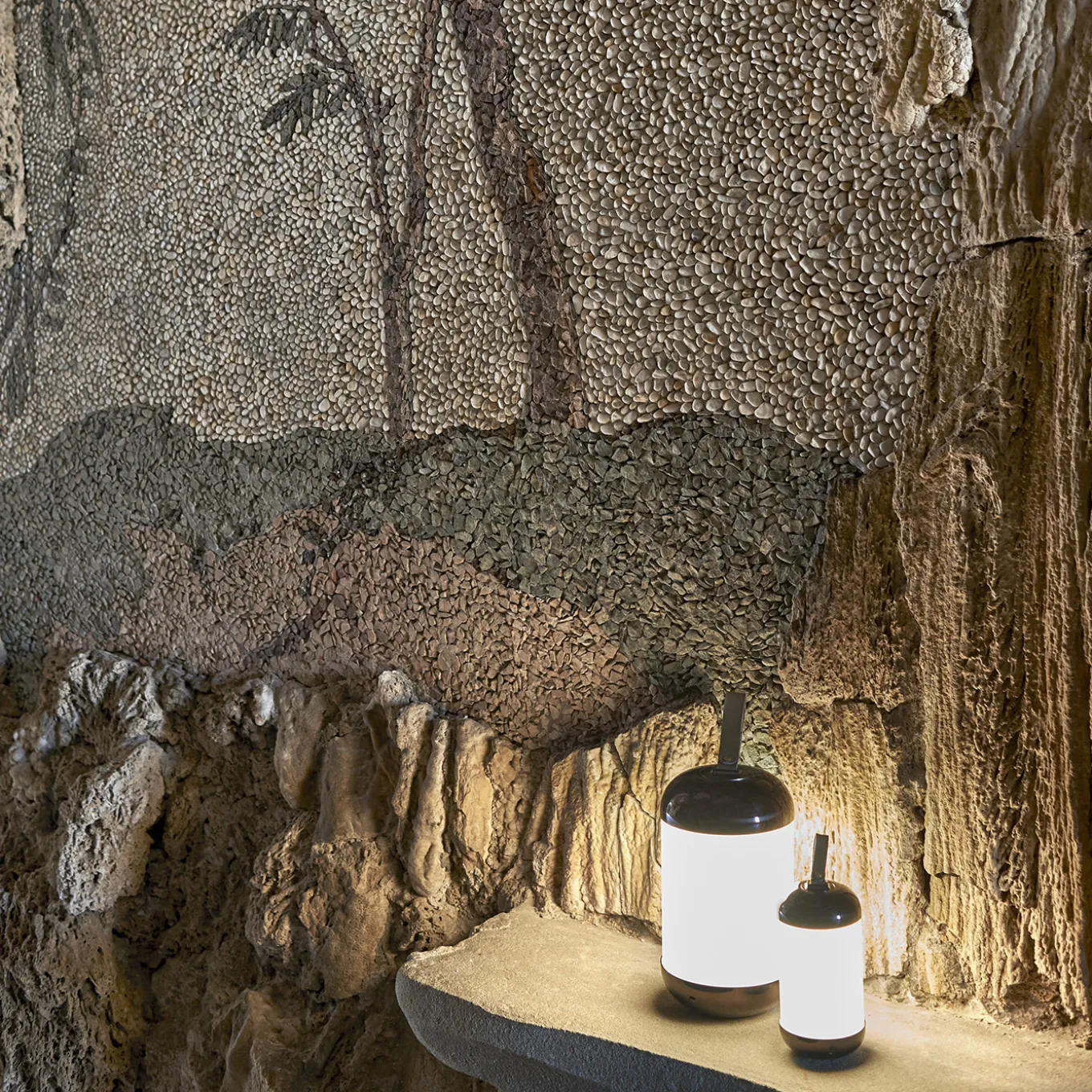 Hikari Medium Cylindrical Portable Lamp