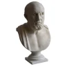 Hippocrates White Carrara Bust