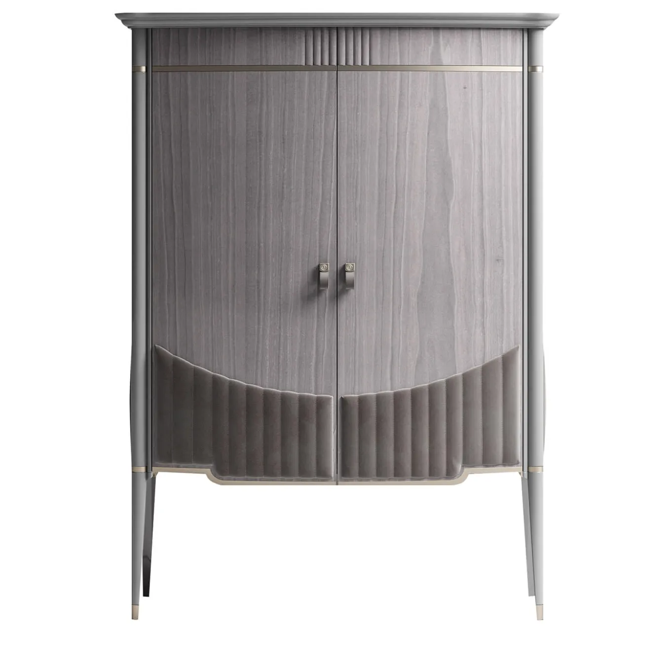 Hollywood Gray Bar Cabinet