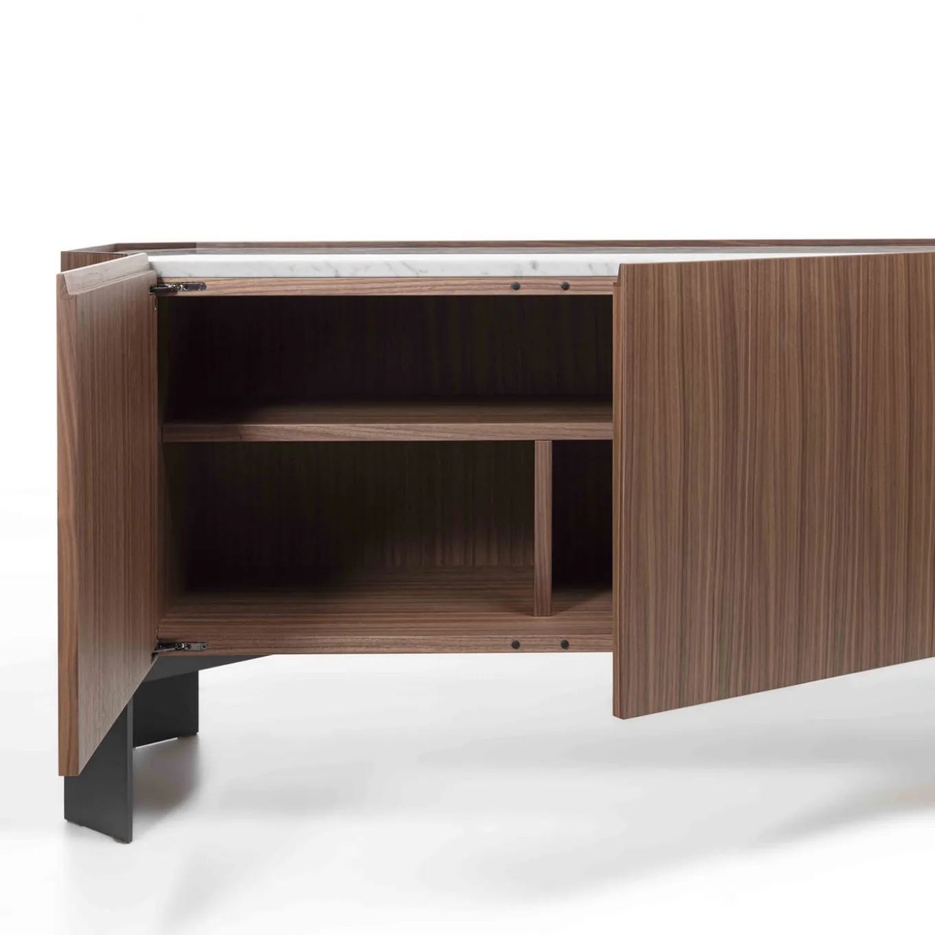 Honey 4-Door Canaletto & Carrara Sideboard
