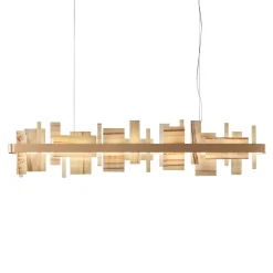 Honice Onyx And Gold Finish Metal Chandelier