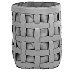 Hook Leather Laundry Basket