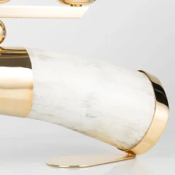 Horn African Buffalo Candle Holder