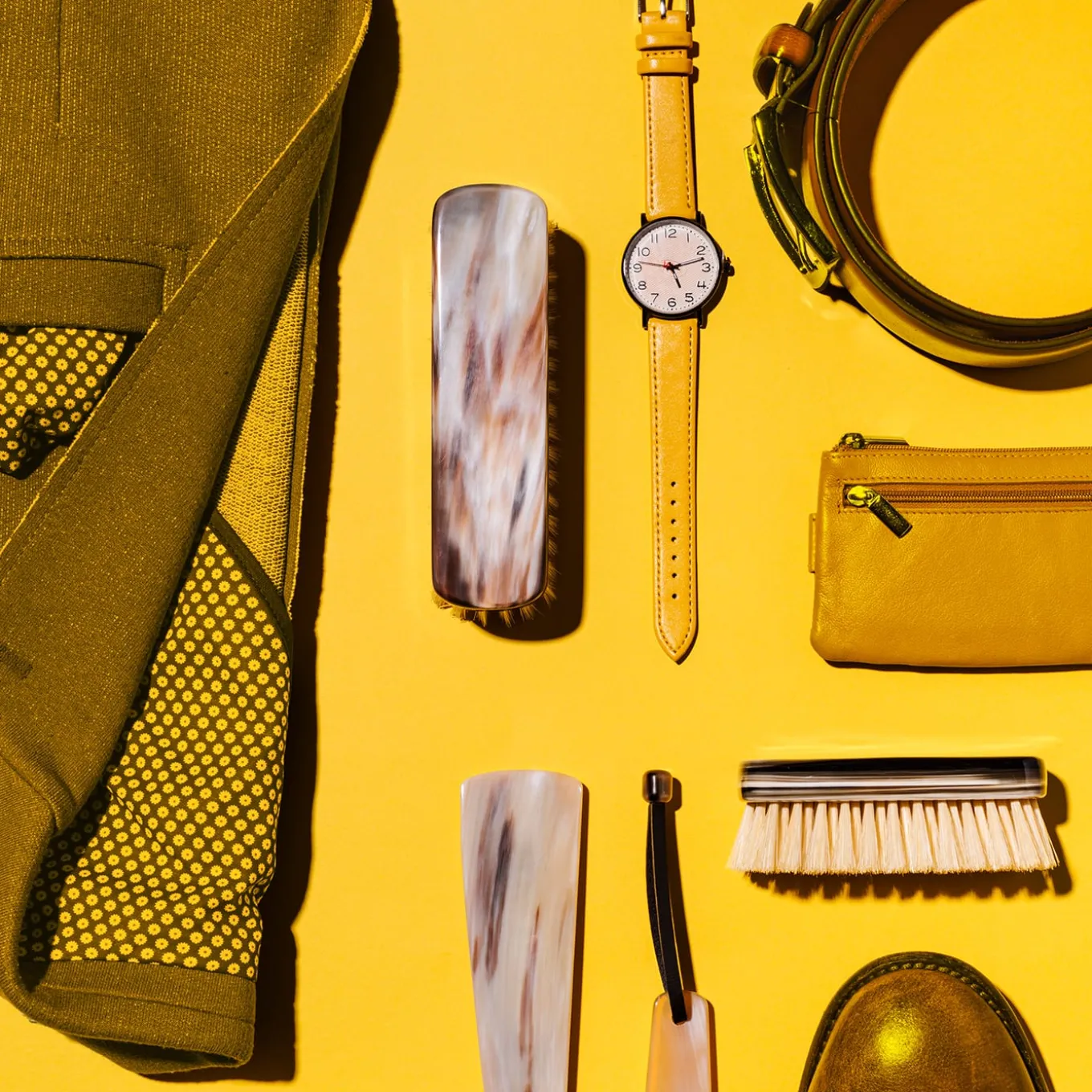 Horn Garment Brush