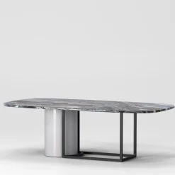 Horus Arabescato Orobico Marble Dining Table