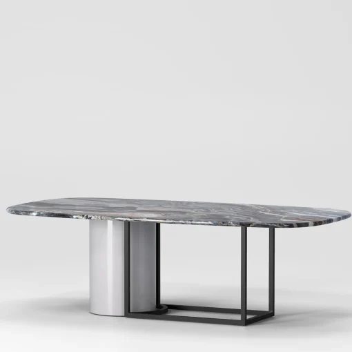 Horus Arabescato Orobico Marble Dining Table