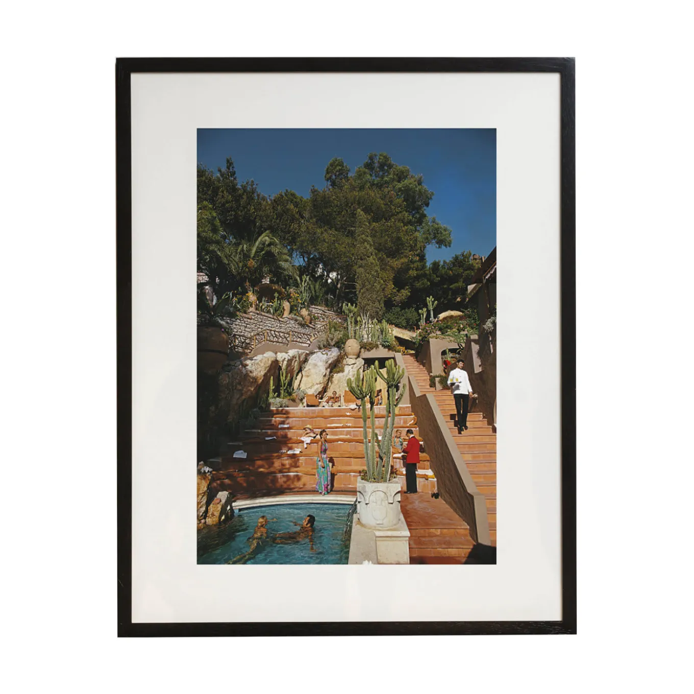 Hotel Punta Tragara Framed Print by Slim Aarons